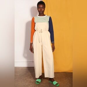 L.F. Markey Tomas Overalls - Ecru - New with Tags